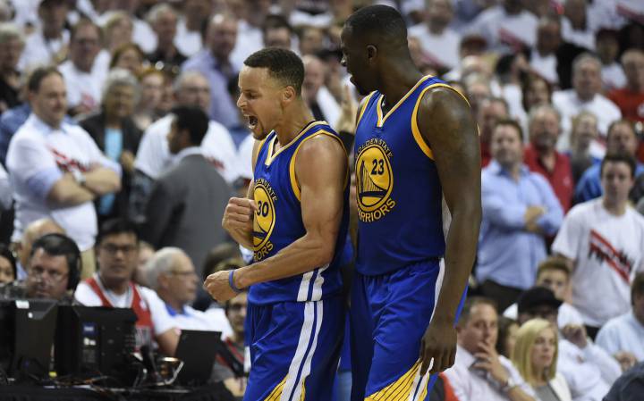 Superhuman exhibition from Stephen Curry saves Warriors on his return from injury.