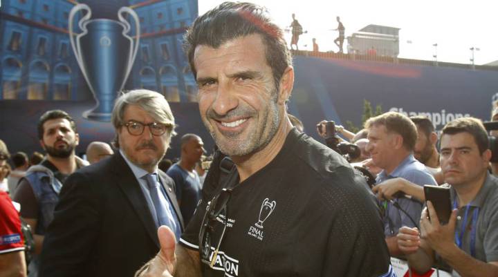 Figo talks leaving Barça, Florentino Pérez and joining Inter