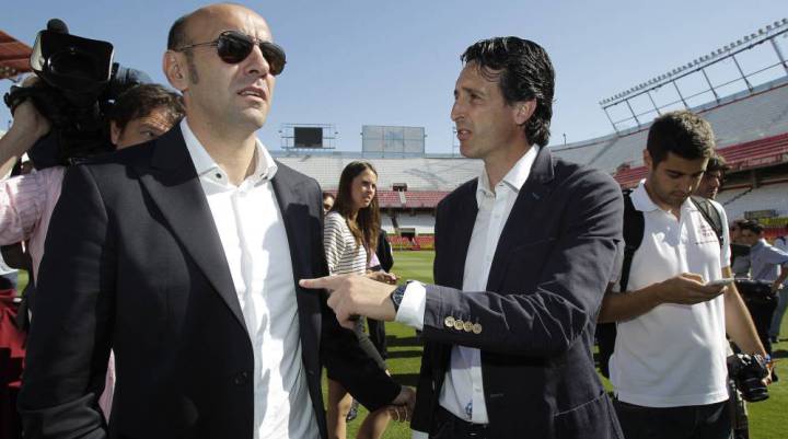 Monchi and Unai Emery