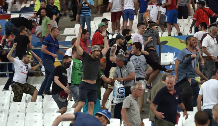 “The English are girls” claims Russian football thug