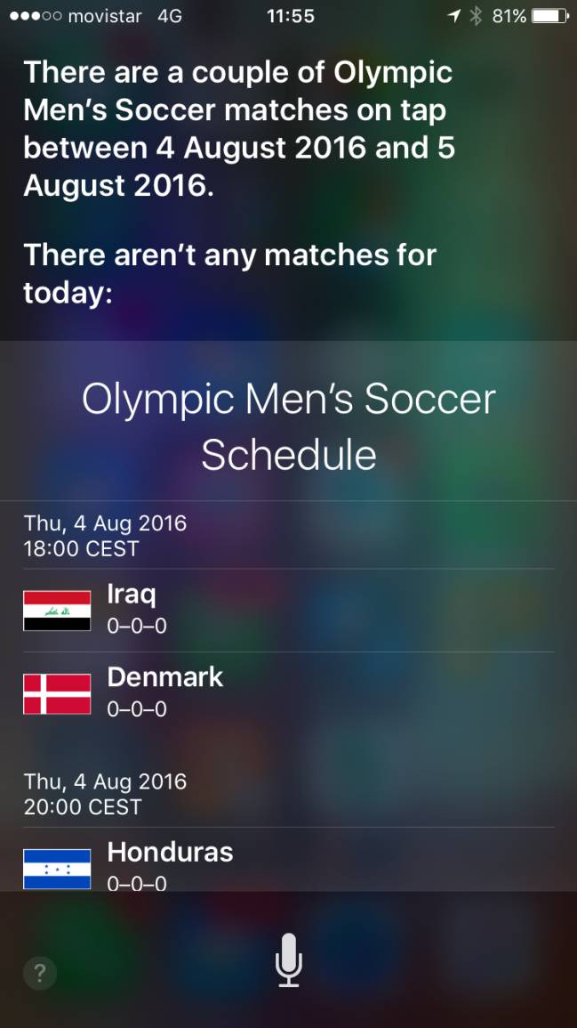 Siri doesn't know about Euro 2016
