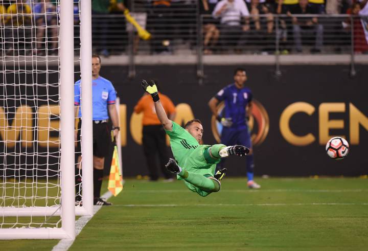Ospina helps Colombia beat Peru in Copa America quarter final.