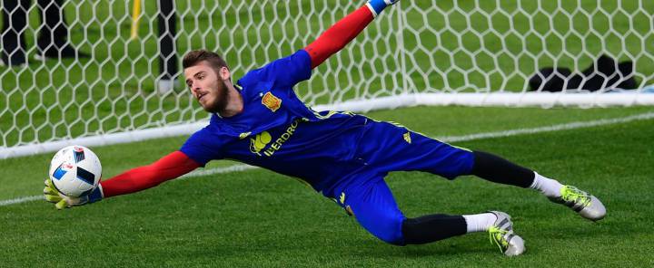 David de Gea in press conference.