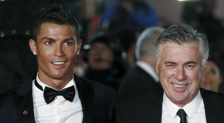 Ancelotti: "I've never seen Cristiano admiring himself in the mirror"