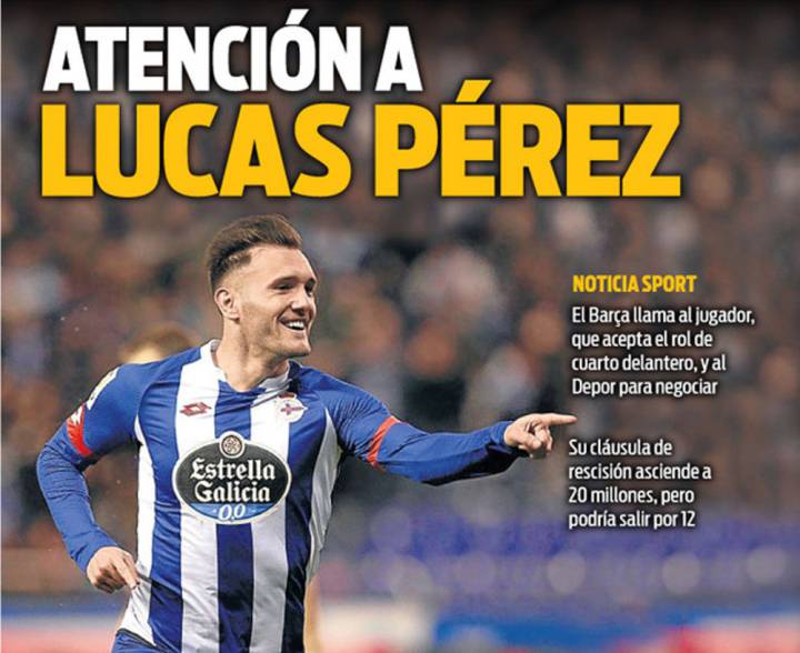 Portada del Diario Sport del día 5 de julio de 2016.