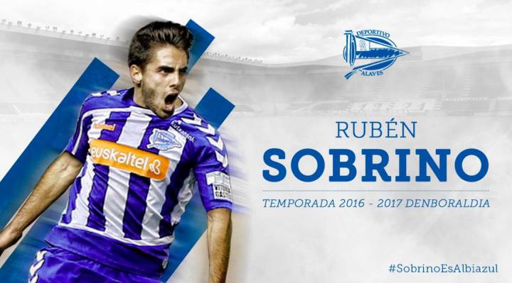 Rubén Sobrino heads to Alavés.