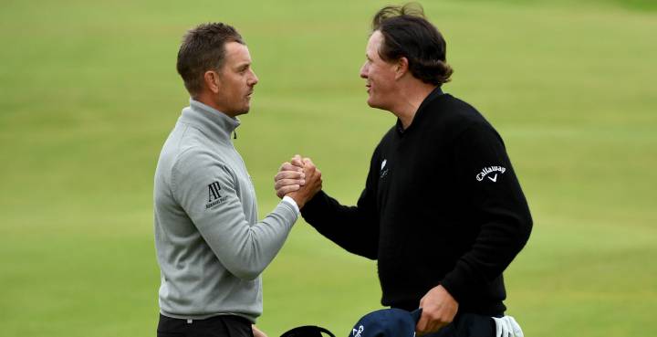 Stenson and Mickelson set up final day duel for British Open