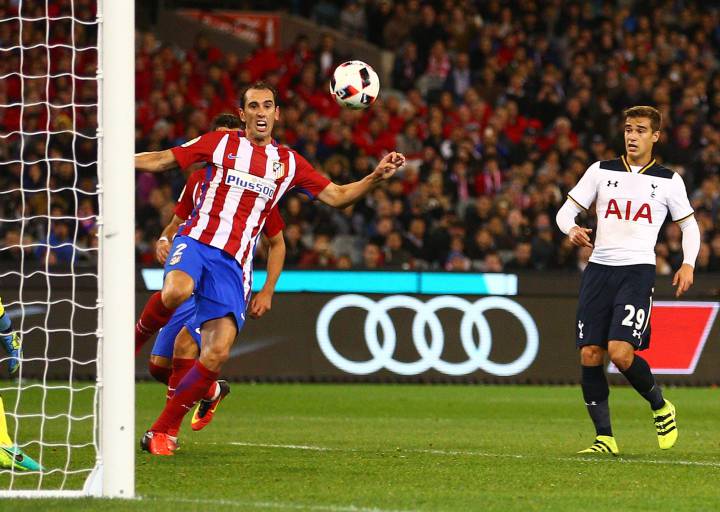 Godin gives Atletico victory over Spurs in Australia