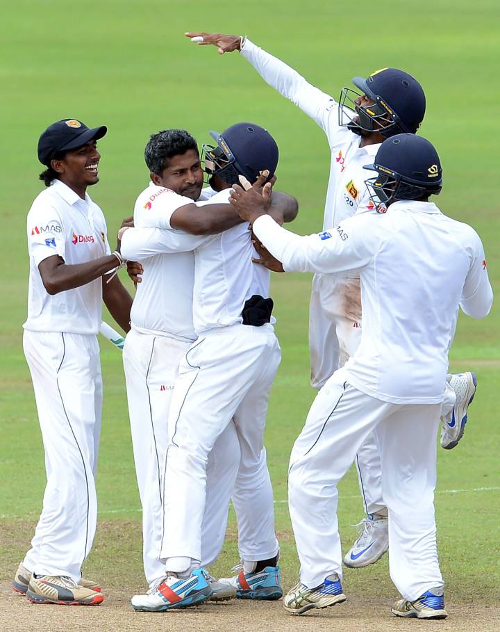 Sri Lanka record second ever test victory over Australia