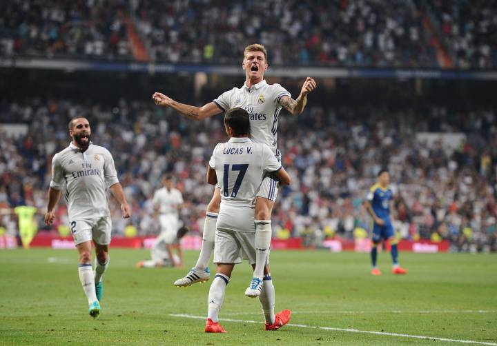 Kroos fires Real Madrid to nervy win over impressive Celta