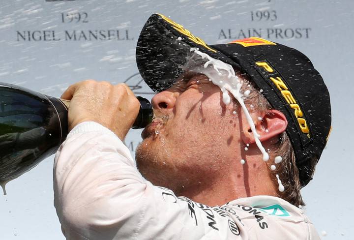 Rosberg cruises to victory unchallenged at Belgian GP
