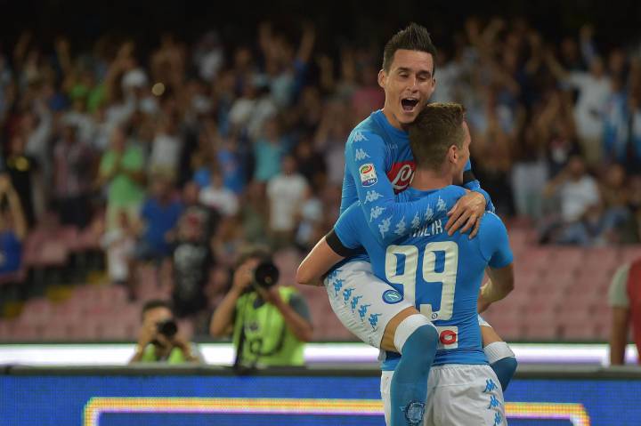 Napoli leave it late to beat Milan in a bad-tempered thriller