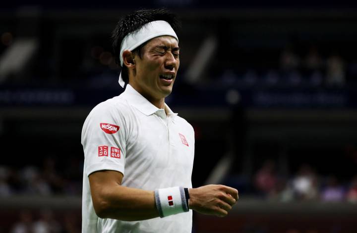 Nishikori succumbs to Wawrinka in the searing heat