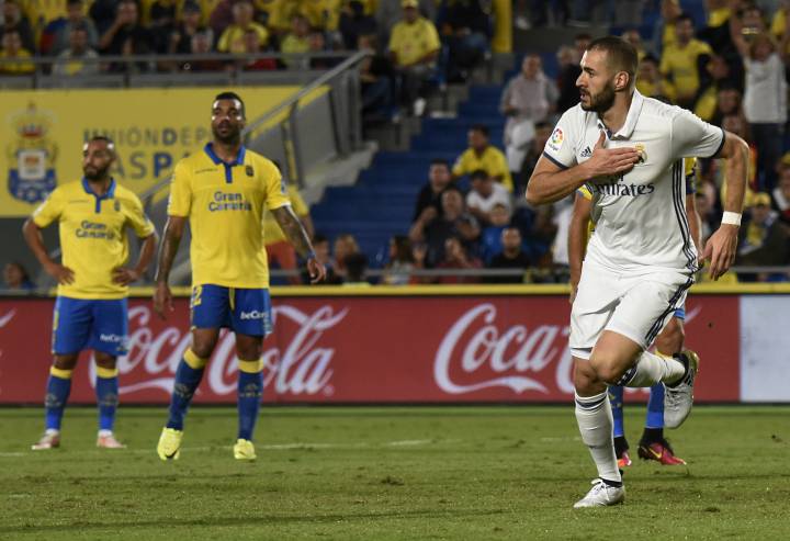 Benzema keeps up LaLiga goal record with strike at Las Palmas