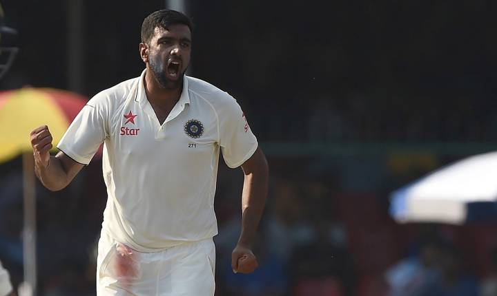India's Ashwin second quickest in Test history to 200 wickets