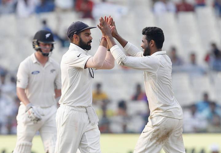 India win second New Zealand Test to clinch series
