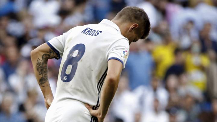 Kroos and Carvajal, only injury-free first team players