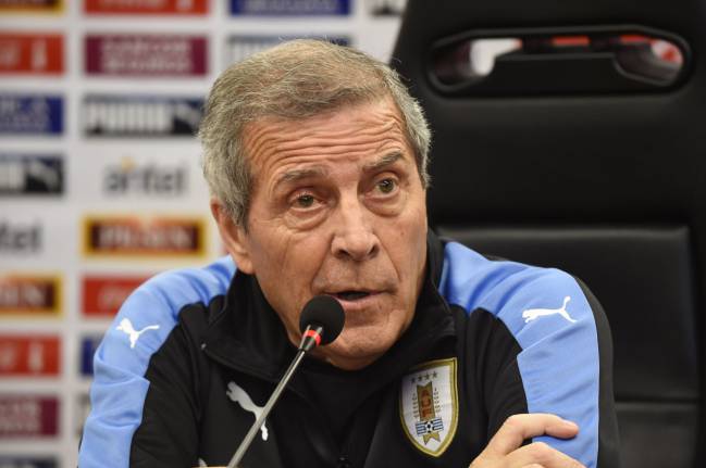 The gentleman. Uruguay's national football team coach Oscar Washington Tabarez.