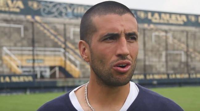 Emmanuel Frances, the Deportivo Merlo footballer charged with attacking a female official after a game.