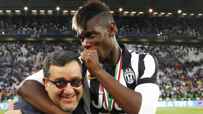 Mino Raiola paid €27 million for Paul Pogba deal, says Juventus chief