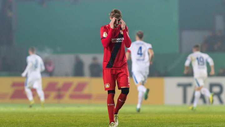 Bayer Leverkusen dumped out of German Cup by third tier Lotte
