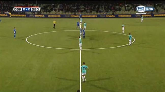 Can you definitely pass the ball backwards at kick-off?
