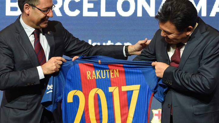 FC Barcelona confirm Rakuten as new global sponsor