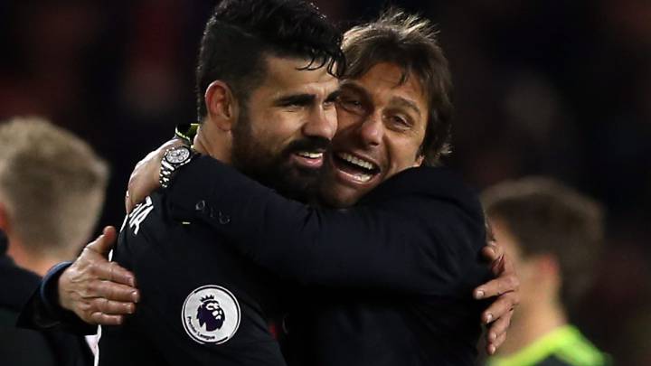 Costa: Chelsea man's winner sees Blues go top of Premier League