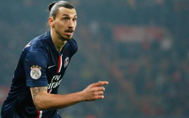 Zlatan during his time with PSG.