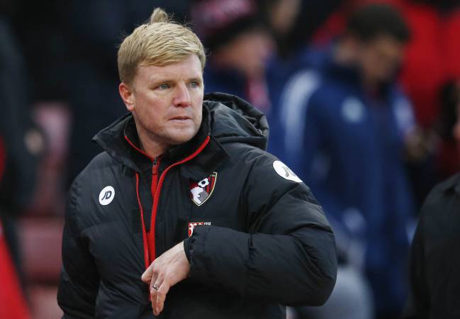 Bournemouth manager Eddie Howe