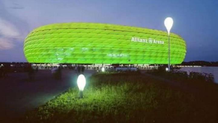 The Allianz Arena: Bayern welcome Atlético in the Champions League and will hold a minute's silence.