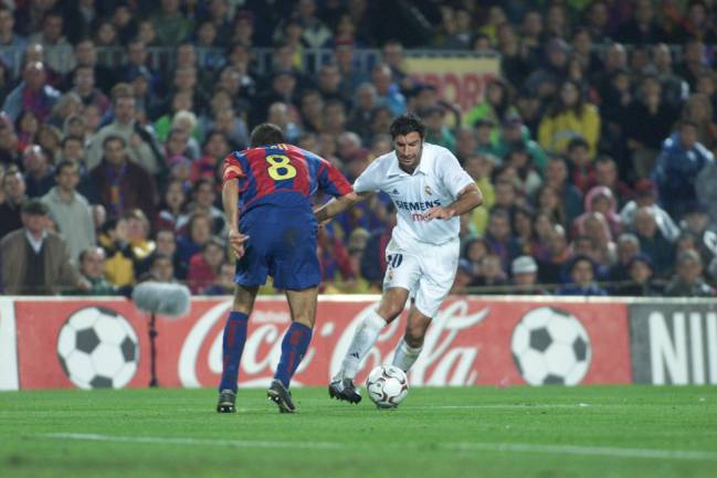 El Clásico on the infamous day the pig's head was thrown on the field.