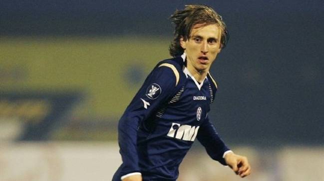 Luke Modric during his time with Dinamo Zagreb