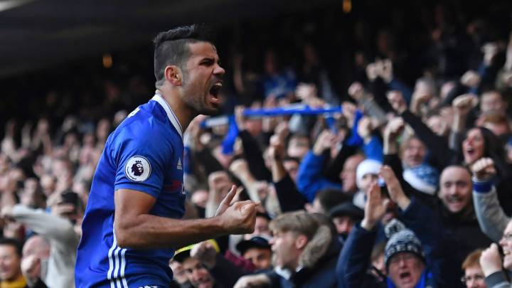 Costa sends Chelsea back on top with ninth straight win