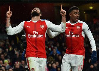 Giroud sees 2017 in with inspirational scorpion kick
