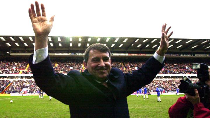 Graham Taylor the new manager of Aston Villa before the Aston Villa v Chelsea FA Barclaycard Premiership at Villa Park, Birmingham.