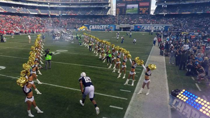This file photo taken on January 1, 2017 shows Antonio Gates of the San Diego Chargers