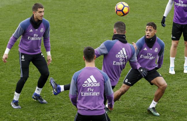 Real Madrid training session.