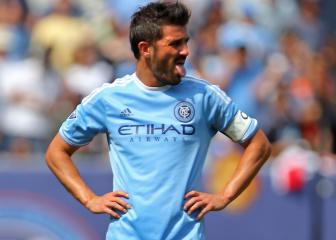 David Villa gets unprecedented red card after video replay