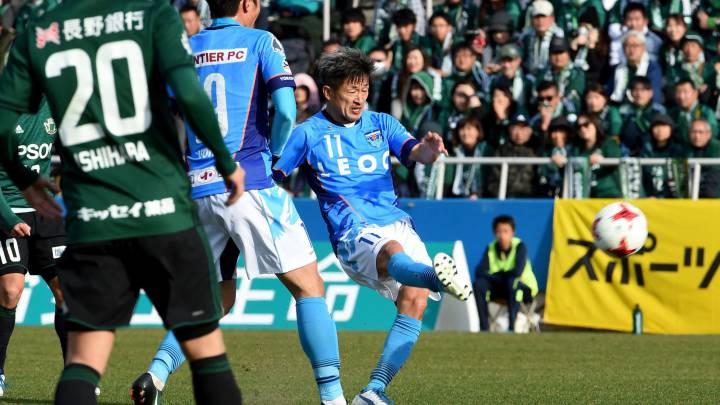 Japanese legend Kazuyoshi Miura plays on 50th birthday
