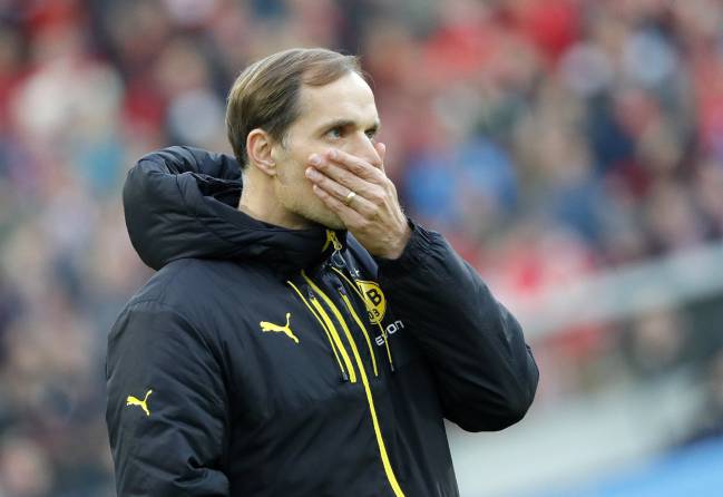 Dortmund head coach Thomas Tuchel during thematch between SC Freiburg and Borussia Dortmund.