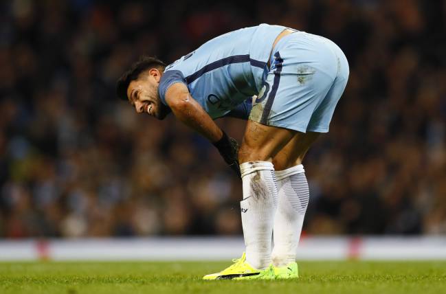 Manchester City's Sergio Aguero