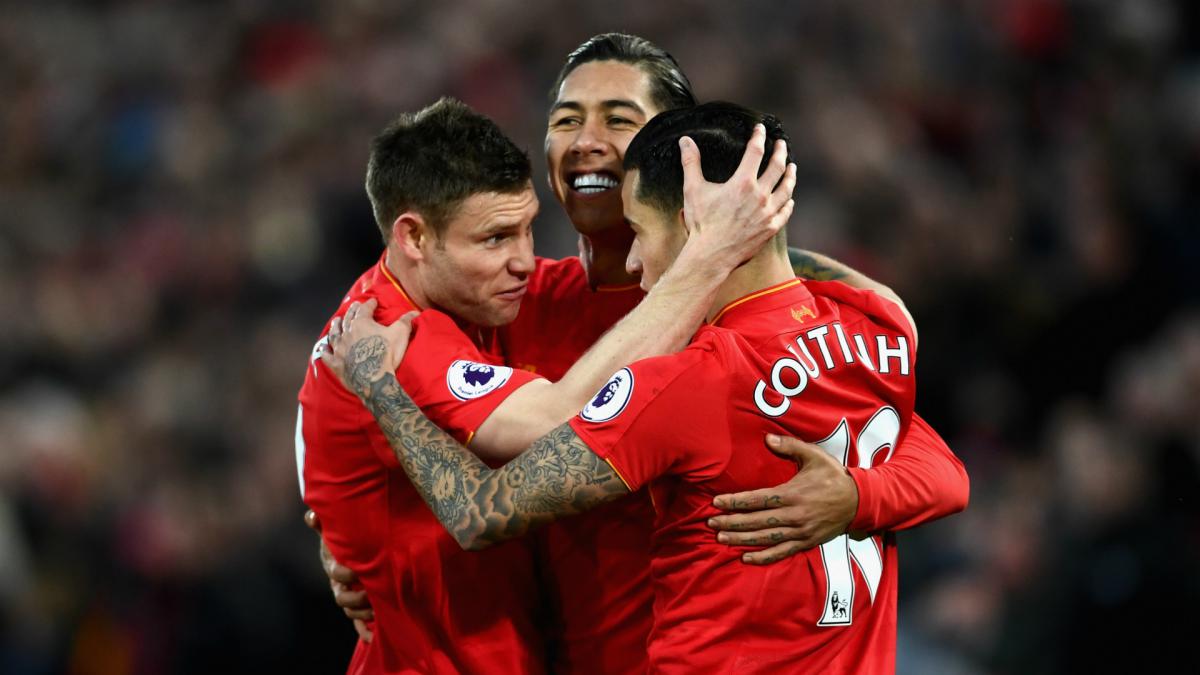 Firmino and Mane shine to boost Reds' Champions League hopes