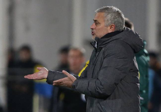 Manchester United manager Jose Mourinho