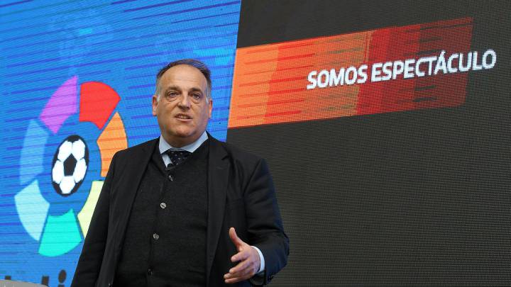Javier Tebas, President of La Liga, shot down suggestions for a European super league on the basis that it will face resistance from leagues and fans
