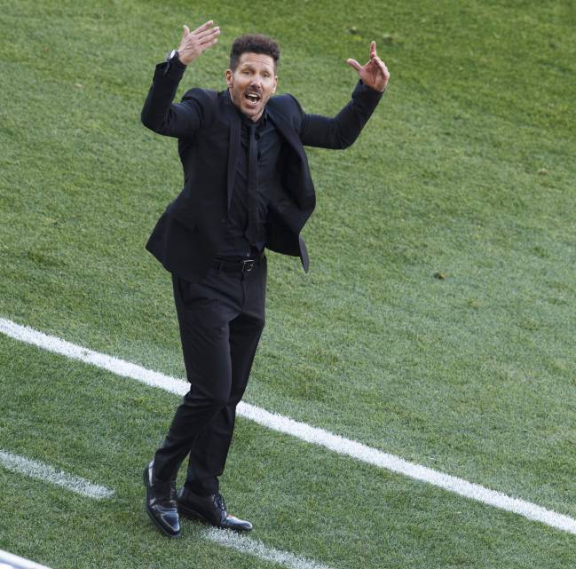 ATLETICO MADRID - SEVILLA FC: DIEGO SIMEONE