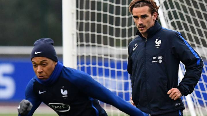 Griezmann on Mbappé: "He's the one who's going to bench us"