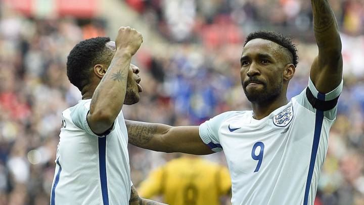 England's Defoe scores dream comeback goal against Lithuania