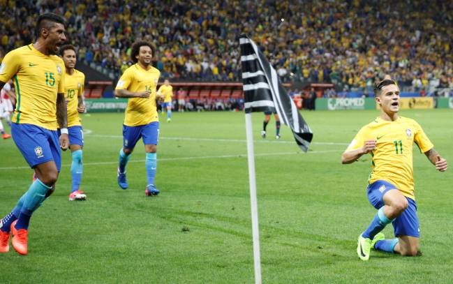 Liverpool's Brazilian magician, Philippe Coutinho, gets the party started.