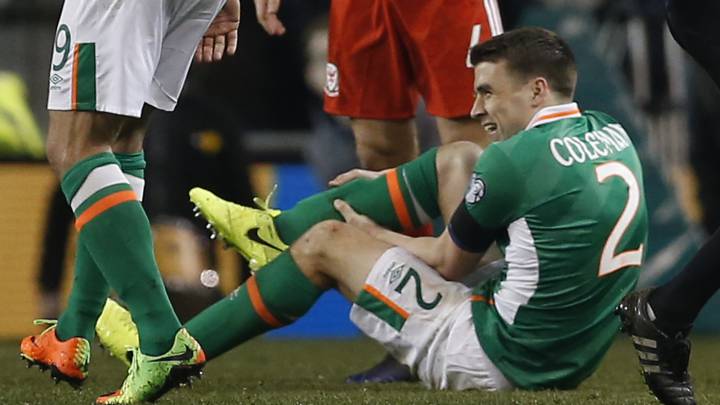 Seamus Coleman's Everton teammate Ashley Williams offered support to the Irishman, while Funes Mori's injury compounded Koeman's woes.